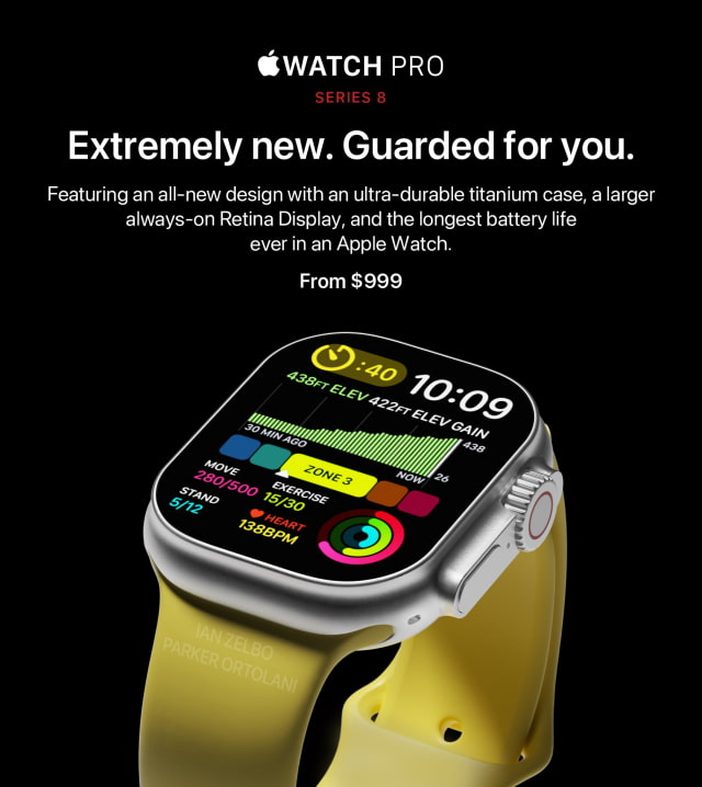 Check Out These &#039;Apple Watch Pro&#039; Renders