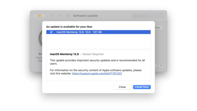 Apple Releases macOS Monterey 12.6 RC to Developers [Download]