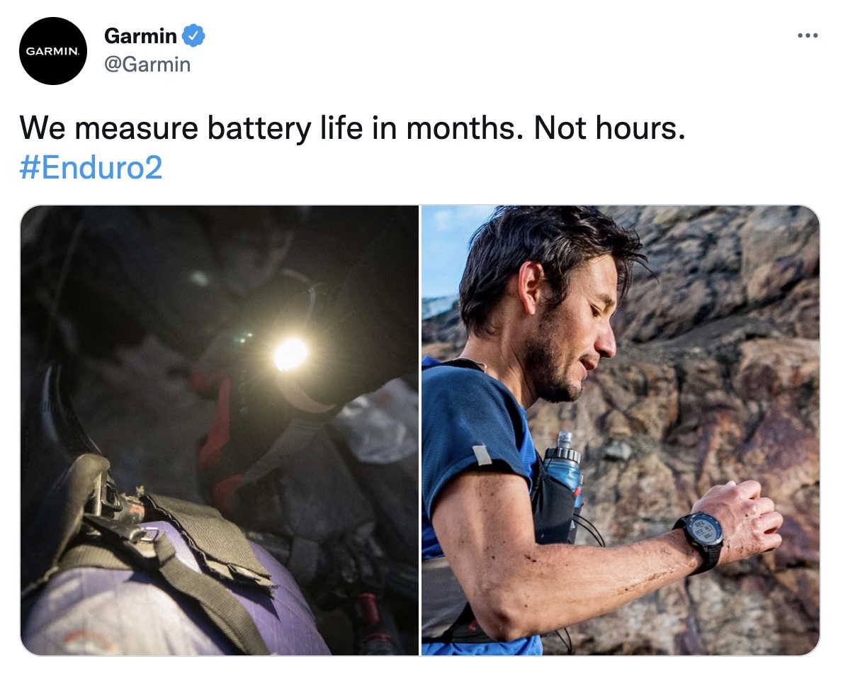 Garmin Says &quot;We Measure Battery Life in Months. Not Hours.&quot; Following Apple Watch Ultra Debut