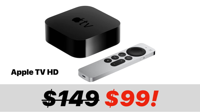 Apple TV HD On Sale for All-Time Low Price of $99 [Deal]