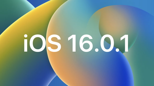 Apple Releases iOS 16.0.1 for iPhone 14 and iPhone 14 Pro [Download]