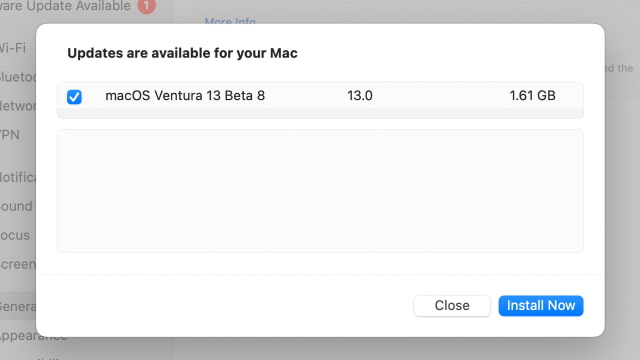 Apple Releases macOS Ventura 13 Beta 8 [Download]
