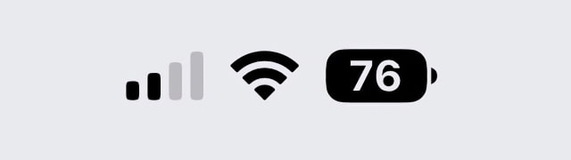 iOS 16.1 Beta 2 Tweaks Battery Percentage Icon
