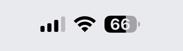 iOS 16.1 Beta 2 Tweaks Battery Percentage Icon