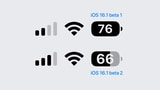 iOS 16.1 Beta 2 Tweaks Battery Percentage Icon