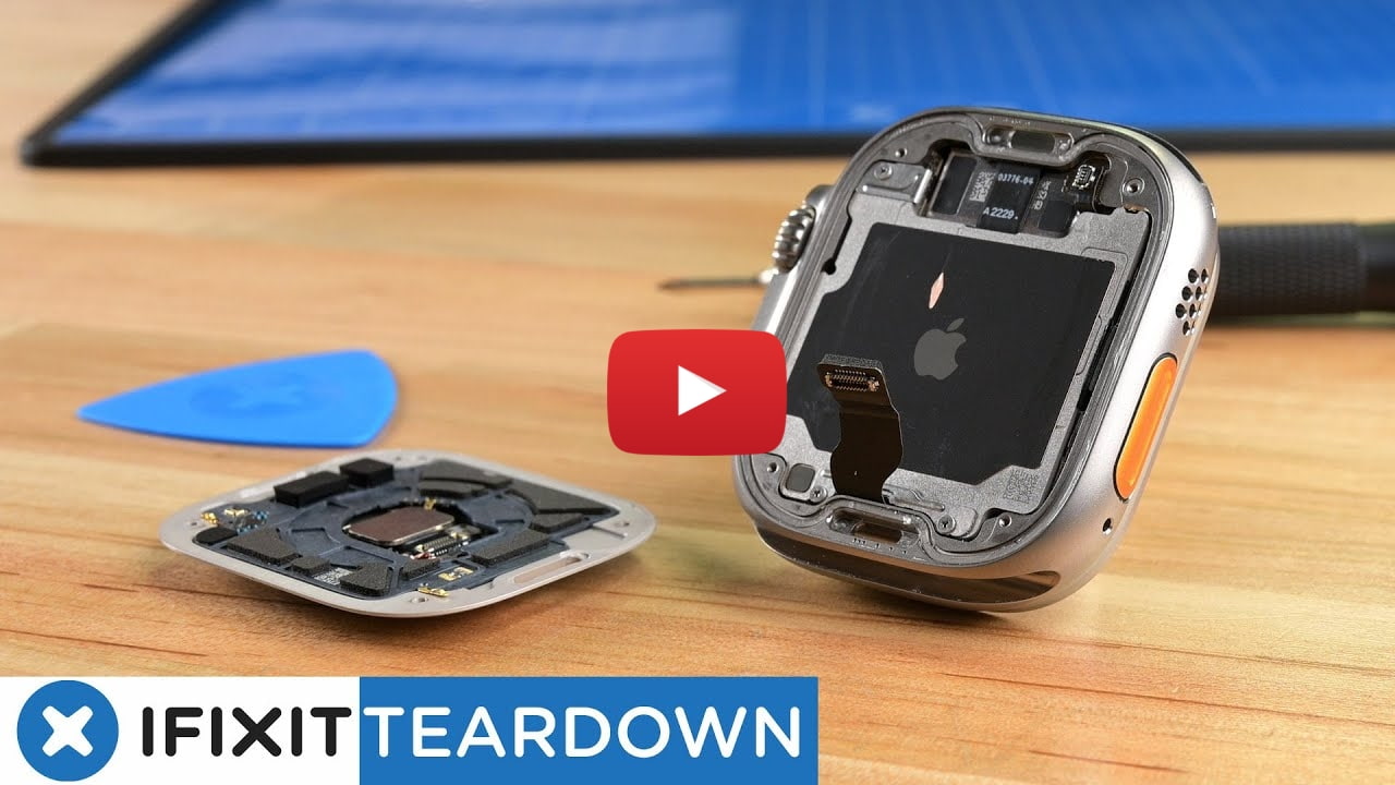 iFixit Posts Apple Watch Ultra Teardown [Video] - iClarified