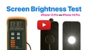Screen Brightness Test: iPhone 14 Pro vs iPhone 13 Pro [Video]