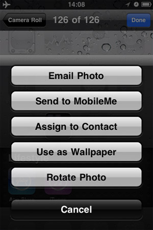 Screenshot Gallery of iPhone OS 4.0 New Features