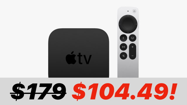 Apple TV 4K Price Drops AGAIN to All-Time Low of $104.49 [Prime Deal]