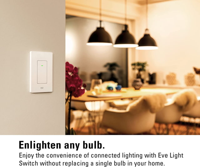 Eve Launches Matter Ready &#039;Eve Light Switch&#039; With Thread