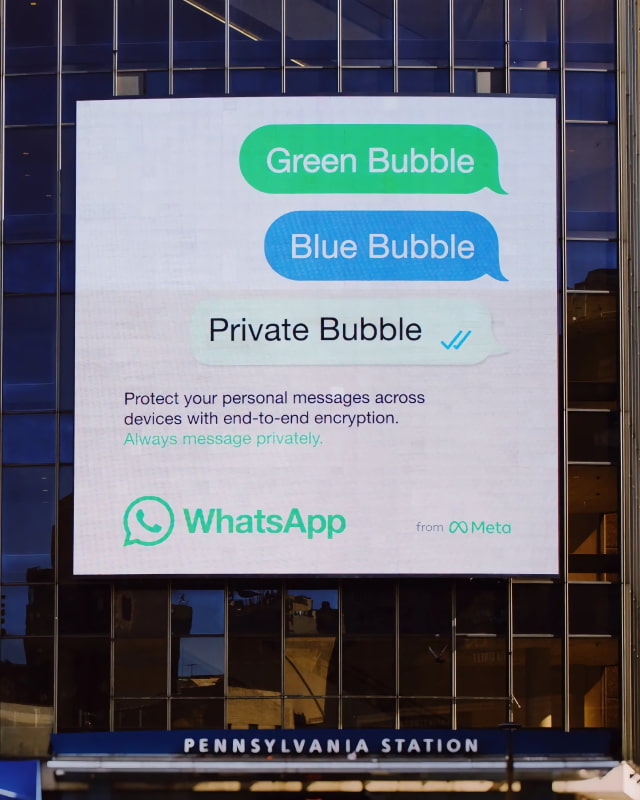 Meta Targets Apple With New Ad Touting Privacy of WhatsApp Over iMessage