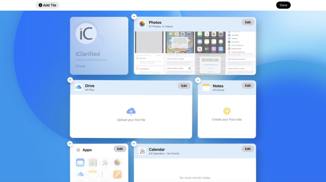 Apple Testing New Design for iCloud Website [Images]