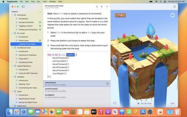 Apple Releases Swift Playgrounds 4.2 With Customizable Toolbar, App Preview Tabs, More