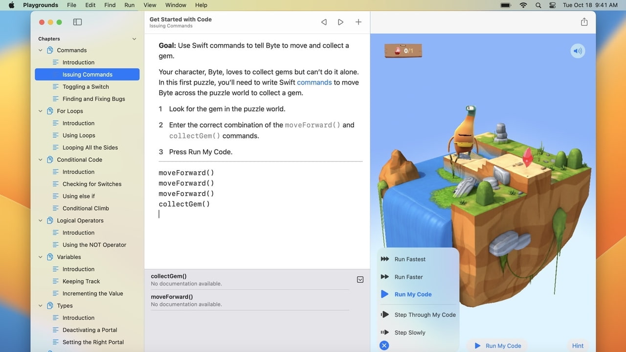 Apple Releases Swift Playgrounds 4.2 With Customizable Toolbar, App ...