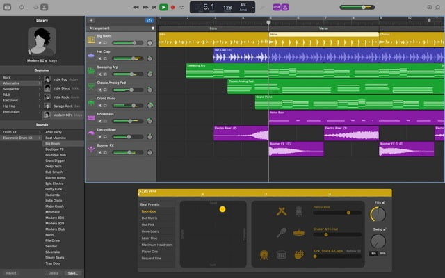GarageBand Gets Over 480 New Loops and 18 New Drum Kits