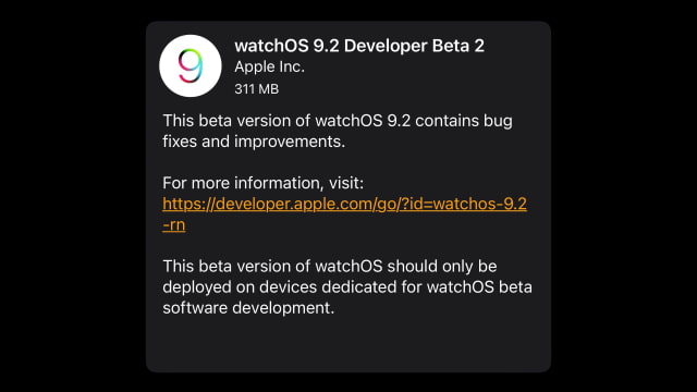 Apple Seeds watchOS 9.2 Beta 2 to Developers [Download]