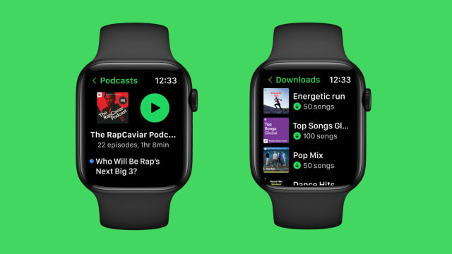 Spotify Announces Sleek New Design for Apple Watch App