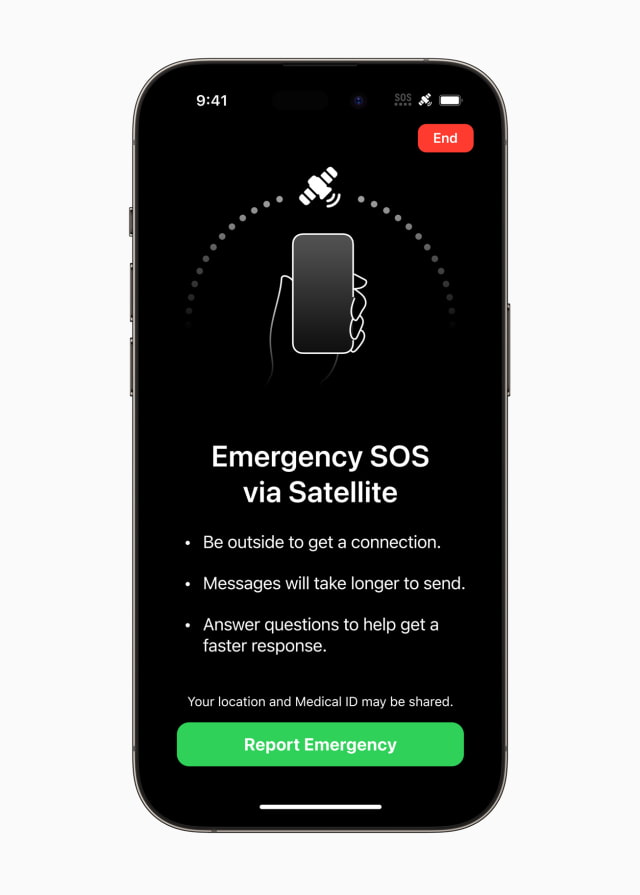 Apple Announces Emergency SOS via Satellite Will Launch Later This Month
