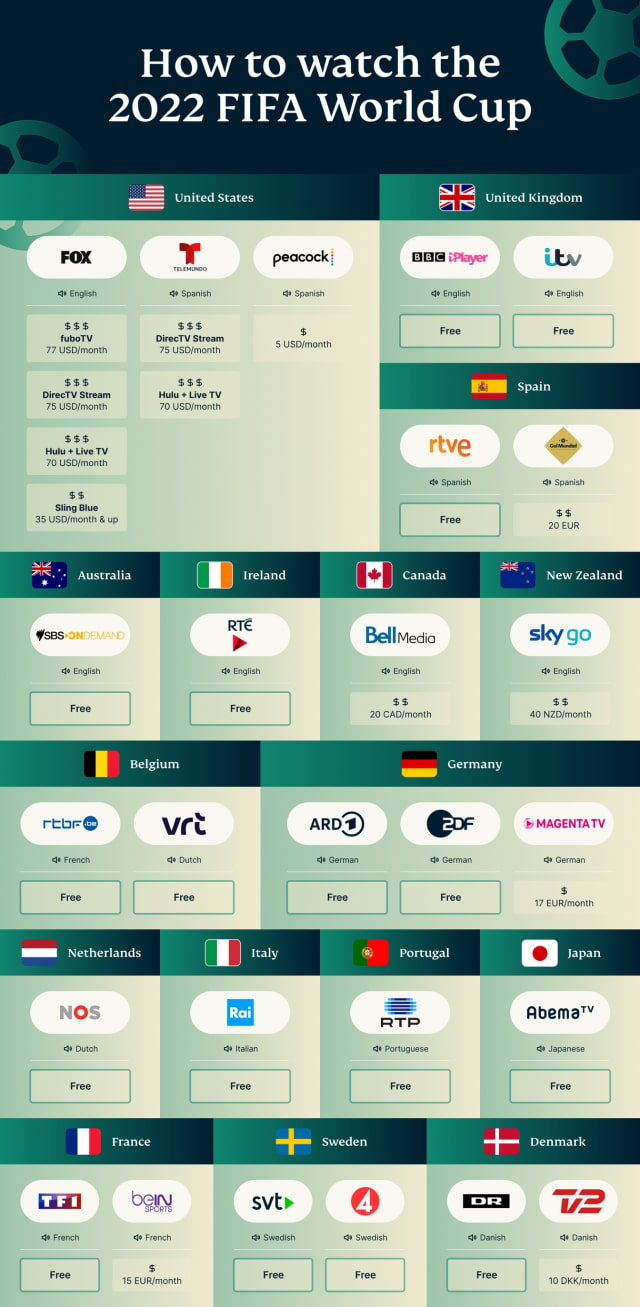 Stream the 2022 FIFA World Cup With a VPN