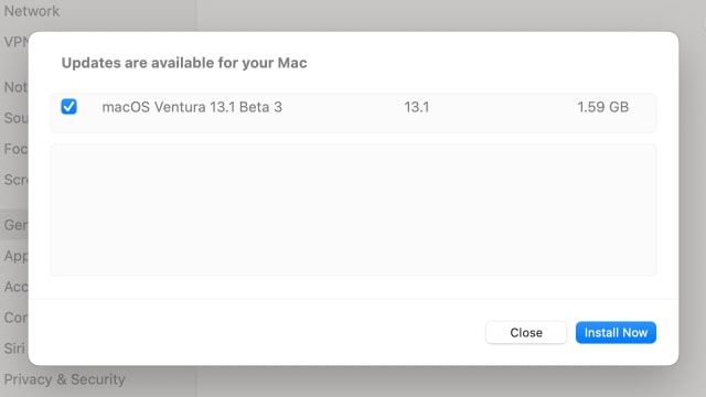 Apple Releases macOS Ventura 13.1 Beta 3 [Download]