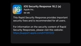 Apple Releases 'Rapid Security Response' for iOS 16.2 Beta