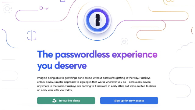 1Password Launches Interactive Demo and Walkthrough of Passkeys