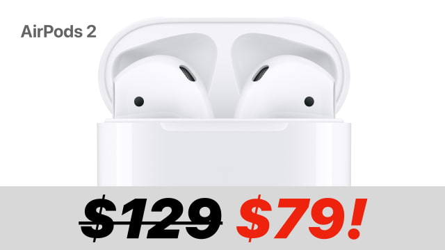 AirPods 2 Drop to All-Time Low Price of $79 [Deal]
