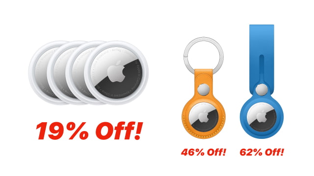 Apple AirTag 4-Pack 19% Off, AirTag Loop 62% Off, More [Black Friday Deal]