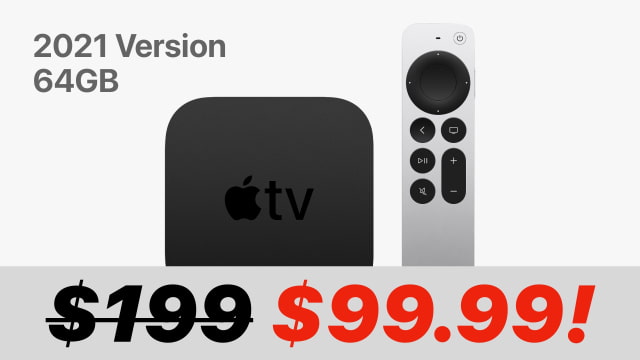 2021 Apple TV 4K (64GB) On Sale for $99.99 [Black Friday Deal]