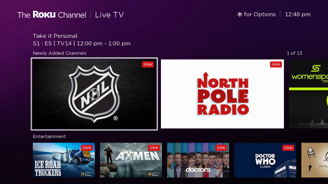 10 New Linear Channels Now Available for Free on The Roku Channel