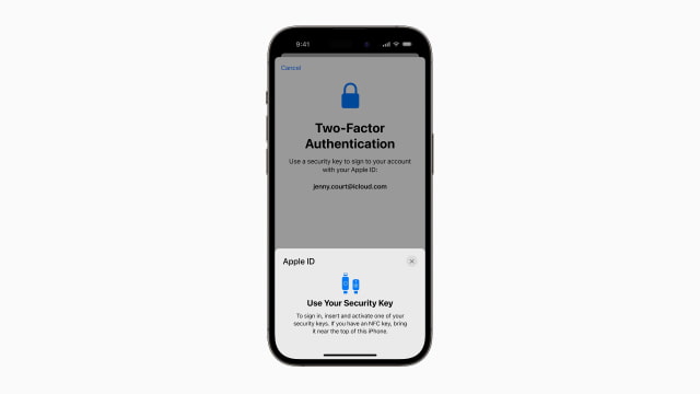 Apple Announces Hardware Security Key Support for Apple ID