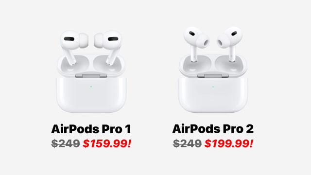 Verizon Discounts AirPods Pro to $159.99, AirPods Pro 2 to $199.99 [Deal]