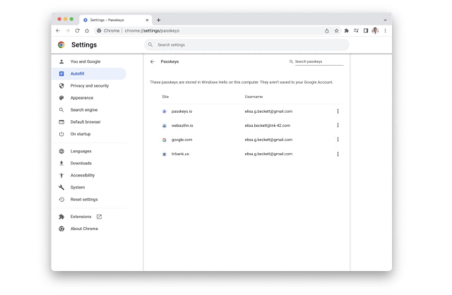 Google Introduces Passkeys in Chrome