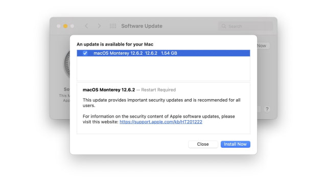 Apple Releases macOS Monterey 12.6.2 [Download]