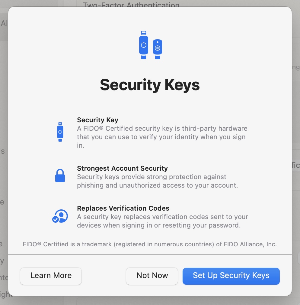 iOS 16.3 Beta and macOS 13.2 Beta Introduce Hardware Security Key Support for Apple ID