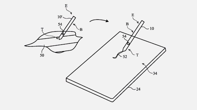 Apple Patents Apple Pencil That Can Sample Colors and Textures