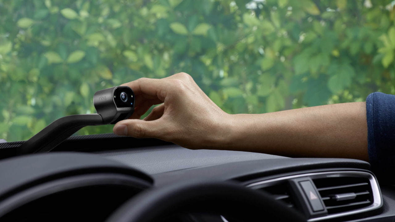 Stick Ring's latest security camera to your windshield