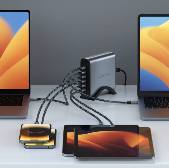 Satechi Unveils 200W 6-Port GaN Charger That Charges Six Devices Simultaneously