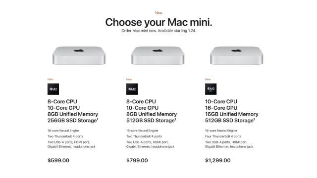 Apple Drops M1 Mac Mini and Intel Mac Mini From Lineup