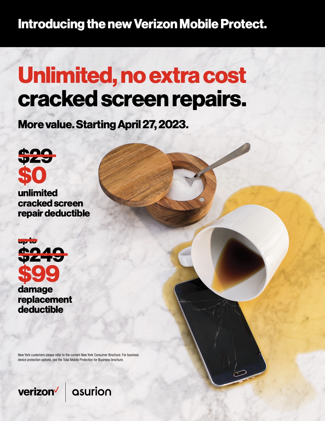 Verizon Announces $0 Unlimited Cracked Screen Repair With Mobile Protect, Open Enrollment