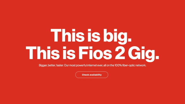 Verizon Launches &#039;Fios 2 Gig&#039; Home Internet in NYC, Expands 5G Home and Business Internet Availability