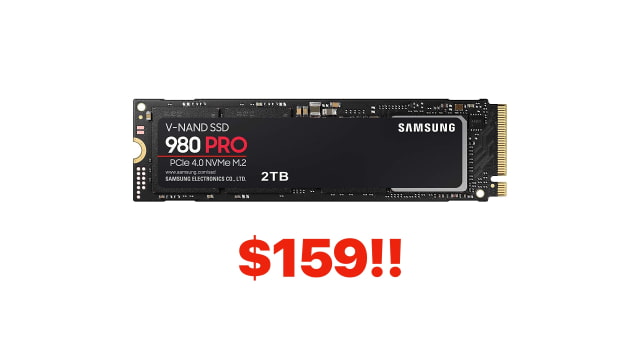 Samsung 2TB 980 Pro SSD (NVMe M.2) On Sale for $159 [Deal]