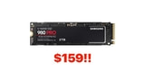 Samsung 2TB 980 Pro SSD (NVMe M.2) On Sale for $159 [Deal]