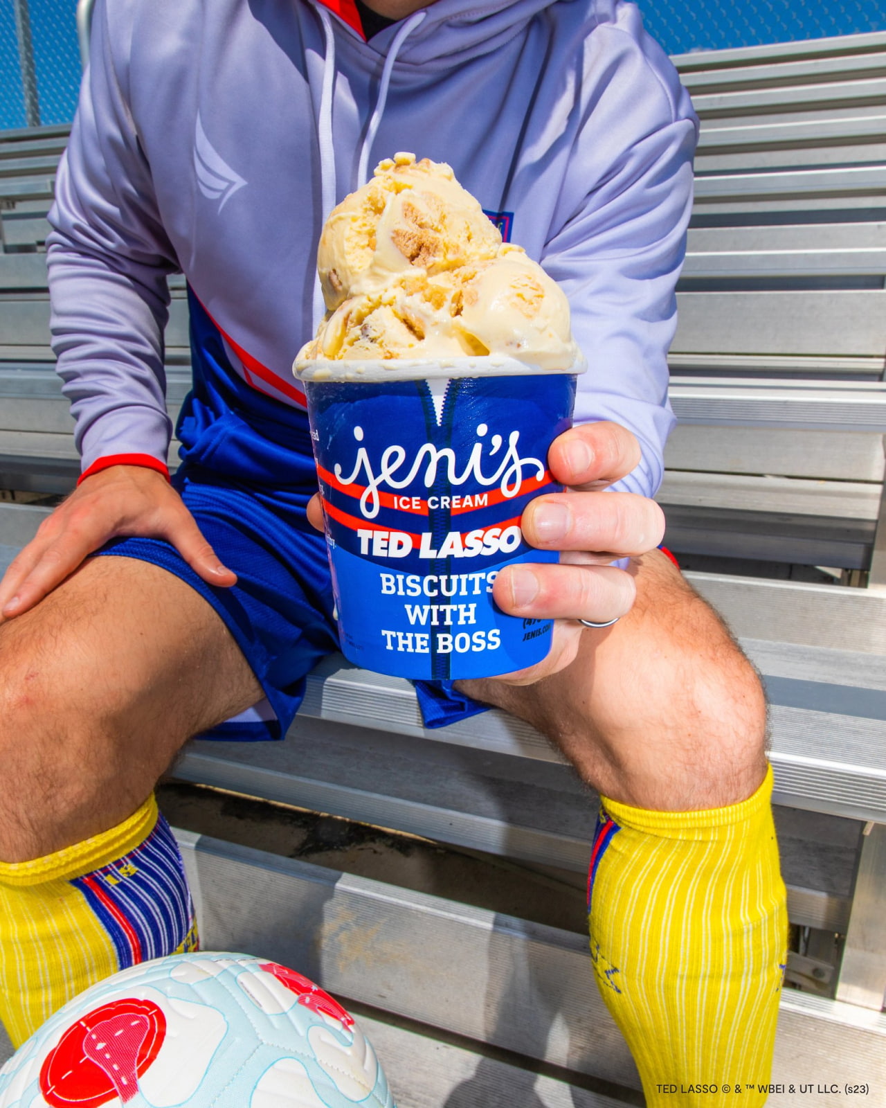 Jeni's Ice Cream Collaborates With Apple on Ted Lasso 'Biscuits With