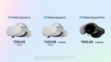 Meta Drops Price of 'Meta Quest Pro' Headset By $500