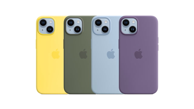 Apple Releases Silicone Cases for iPhone 14 in Four New Colors