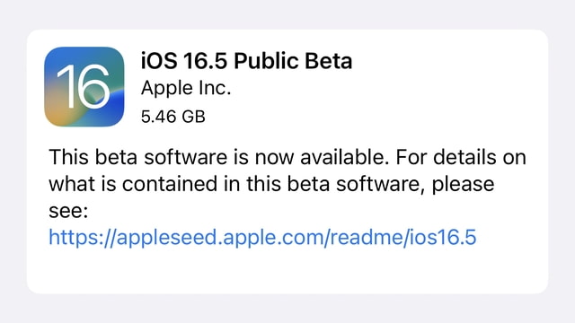 Apple Releases First Public Beta of iOS 16.5 and iPadOS 16.5 [Download] - Vimarsana News