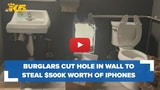 Burglars Cut Hole in Wall to Steal $500,000 in iPhones [Video]