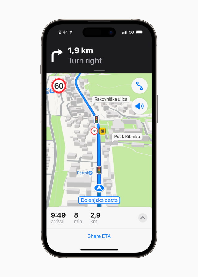 New Apple Maps Now Available in Austria, Croatia, Czechia, Hungary, Poland, and Slovenia