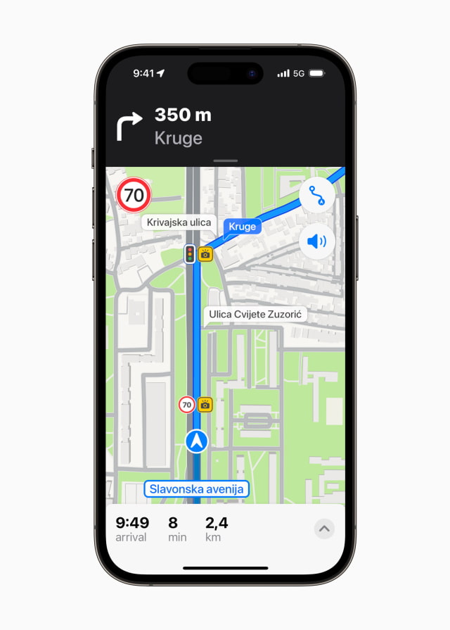 New Apple Maps Now Available in Austria, Croatia, Czechia, Hungary, Poland, and Slovenia